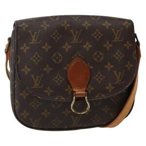 Authentic LOUIS VUITTON Monogram Saint Cloud GM Shoulder Bag M51242 LV